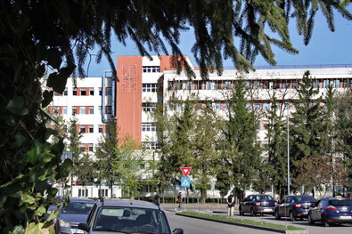 A Dr. Fogolyán Kristóf Megyei Sürgősségi Kórház. Fotó: Albert Levente