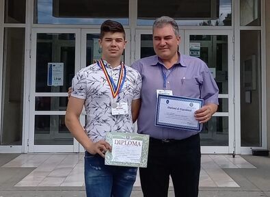 Gál Zsolt es Miklós József a díjazás után