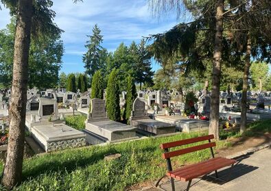 A sepsiszentgyörgyi köztemető. A szerző felvétele