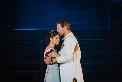 Kis-Lukács Bernadett (Gizella) és Farkas Loránd (István). Fotó: Bereczky Sándor