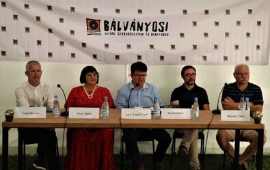 Tonk Márton, Orosz Ildikó, Aáry-Tamás Lajos, Markó Bálint és Misovicz Tibor