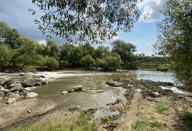 Az egykori Bedeházi-malom környéke. A szerző felvétele
