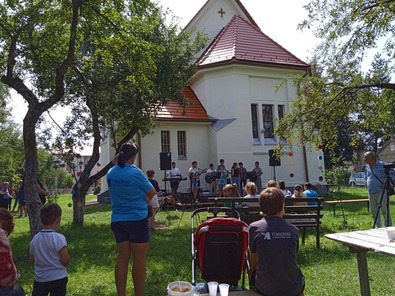 A Kikapcs-olsz! ifjúsági zenekar. A szerző felvétele