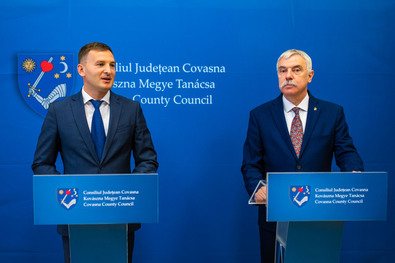 Mihail Olărescu és Tamás Sándor. Fotó: Kocsis B. János