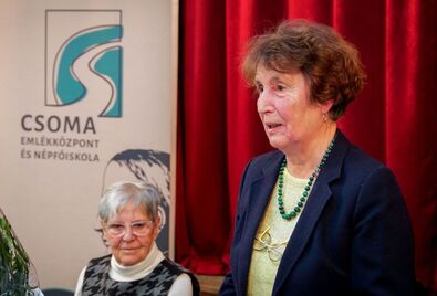 Reinhart Erzsébet és Gödriné Molnár Márta. Tasnádi Levente felvétele