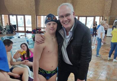Zelenák Dávid és Wladár Sándor olimpiai bajnok úszó