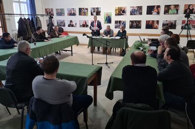 A költségvetést vitatják a baróti önkormányzati képviselők. Fotó: Demeter Zoltán