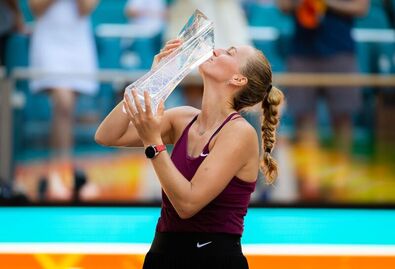 Petra Kvitová. Fotó: Facebook / WTA