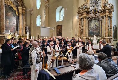 Andok mise az esztergomi Szent Anna-templomban