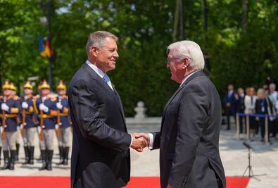 Klaus Iohannis és Frank-Walter Steinmeier. Fotó: presidency.ro