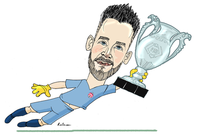 Léphaft Pál karikatúrája