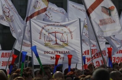 Fotó: Facebook / Sindicatul Naţional al Grefei Judiciare Dicasterial