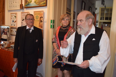 Kiss Ferenc, Gáspár Anikó és Beke Ernő. A szerző felvétele