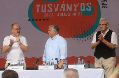 Orbán Viktor Tusványoson mondott beszédének ezúttal is nagy a visszhangja. Fotó: Albert Levente