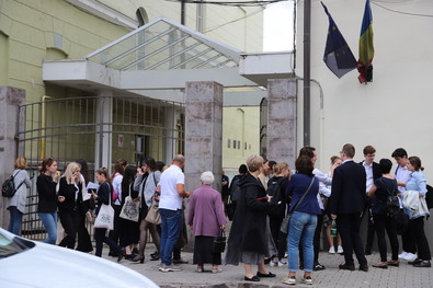 Érettségizők az elő vizsgaidőszakban.  Fotó: Albert Levente