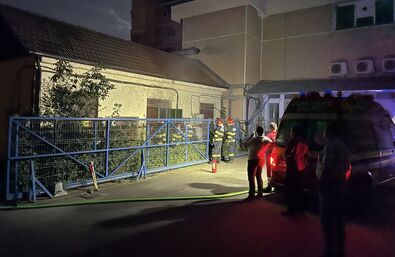 Hétfő este a Szemerja negyedben robbant egy transzformátor. Fotó: Nagy D. István 
