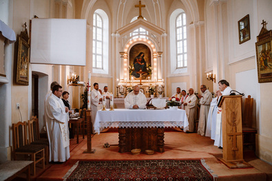 Hajdú János volt a főcelebráns. Fotó: Pénzes Ábel