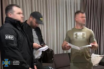 Házkutatás a munkácsi polgármesternél. Fotó: karpataljalap.net