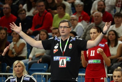 Golovin Vlagyimir szövetségi kapitány. Fotó: Facebook / Magyar kézilabda-válogatott
