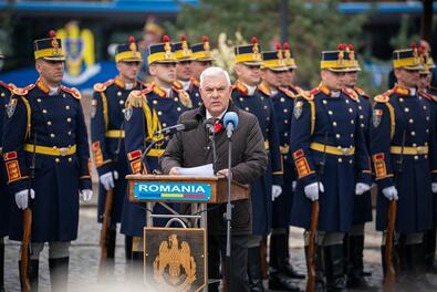 A román védelmi miniszter. Fotó: Facebook / Angel Tîlvăr