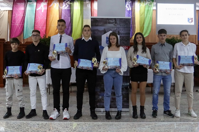 A Sepsi ISK szakosztályaink legjobbjai. Fotó: Facebook / Sepsiszentgyörgyi Iskolás Sportklub