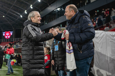 Bernd Storck és Diószegi László. Fotó: Tókos Csaba