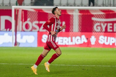 Sherif Kallaku sorozatban a második mérkőzésen is betalált. Fotó: Tókos Csaba