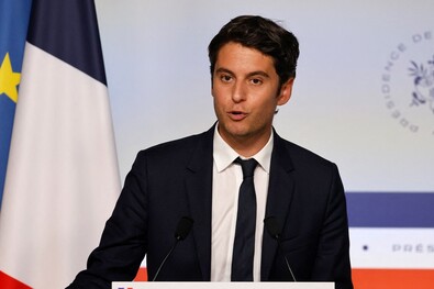 Gabriel Attal. Fotó: Service d’information du Gouvernement