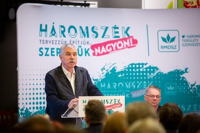 Tamás Sándor, Kovászna Megye Tanácsának elnöke. Fotó: Facebook / RMDSZ - Háromszéki Területi Szervezet