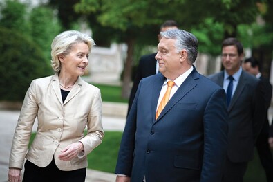 Ursula von der Leyen és Orbán Viktor. Fotó: Miniszterelnöki Sajtóiroda / Benko Vivien Cher
