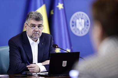 Marcel Ciolacu miniszterelnök. Fotó: gov.ro