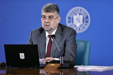 Marcel Ciolacu szociáldemokrata pártvezér, kormányfő. Fotó: gov.ro