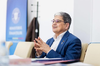Marcel Boloş pénzügyminiszter. Fotó: Facebook / Marcel Boloș