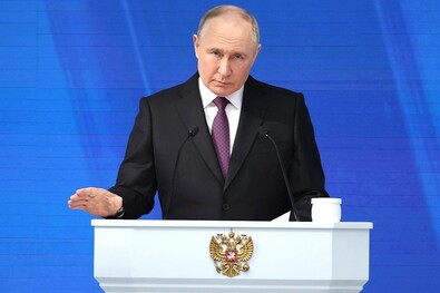 Vlagyimir  Putyin  évértékelője: A NATO csapásra készül orosz területek ellen