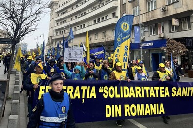 Keveslik a béremelést az orvosok, ápolók. Fotó: Facebook / Federația „Solidaritatea Sanitară” din România