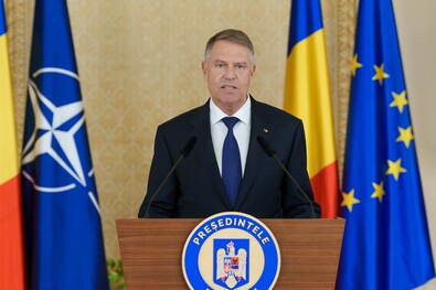 Klaus Iohannis államfő. Fotó: presidency.ro