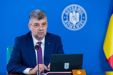 Marcel Ciolacu miniszterelnök. Fotó: gov.ro