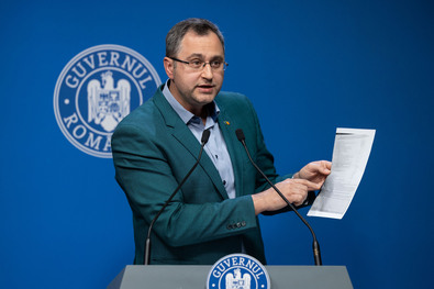 Mihai Constantin kormányszóvivő. Fotó: gov.ro