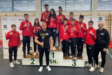 A gyergyói klub érmes bokszolói. Fotó: Facebook / Erdélyi Godako Ökölvívó Sportklub