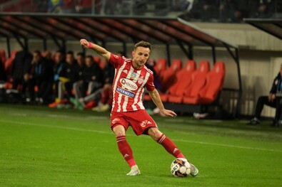 Marius Ștefănescu ezúttal gólpasszal segítette csapatát a győzelemhez. Fotó: Tókos Csaba