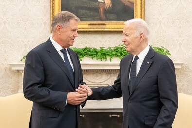 Klaus Iohannis és Joe Biden. Fotó: presidency.ro