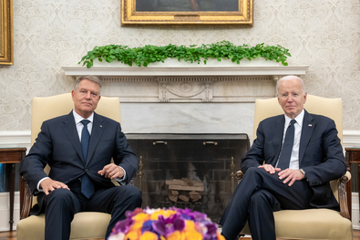 Klaus Iohannis és Joe Biden. Fotó: presidency.ro