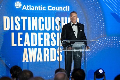 Klaus Iohannis minden románnak ajánlotta a díját. Fotó: presidency.ro