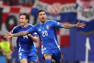 Mattia Zaccagni nyolcaddöntőbe lőtte az olaszokat. Fotó: Facebook / Nazionale Italiana di Calcio
