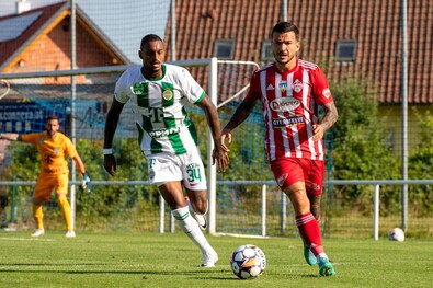 Cosmin Matei kétszer is beköszönt a Ferencváros elleni mérkőzésen. Fotók: Facebook / Sepsi OSK