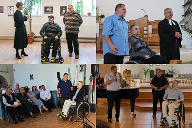 Kerekesszék, vendégkönyv és kairosz (Steigerwald Tibor és Kisgyörgy Benjámin Lélekösvény című tárlatkaravánja négy stációjáról)