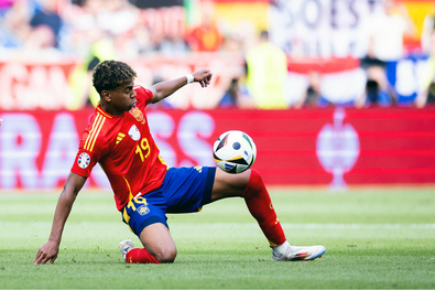 Yamal bekerült az álomcsapatban és övé az Eb legszebb gólja. Fotó: X / Selección Española Masculina de Fútbol