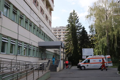A Dr. Fogolyán Kristóf Megyei Sürgősségi Kórház. Fotó: Albert Levente
