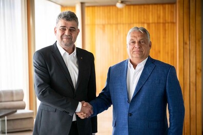 Orbán Viktor tavaly is találkozott Marcel Ciolacuval. Fotó: miniszterelnok.hu