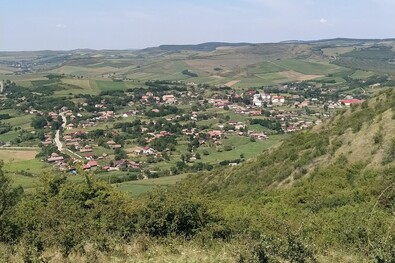 Mezőszentmihály látképe. Fotó: Facebook / Primaria Comunei Sanmihaiu de Campie